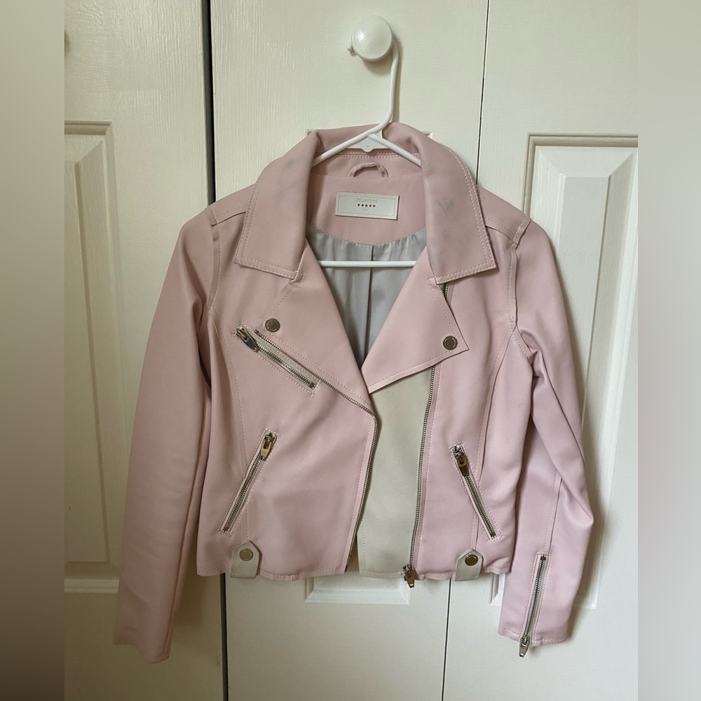 Faux leather jacket